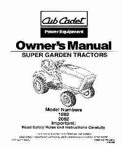Cub Cadet Lawn Mower 2082-page_pdf